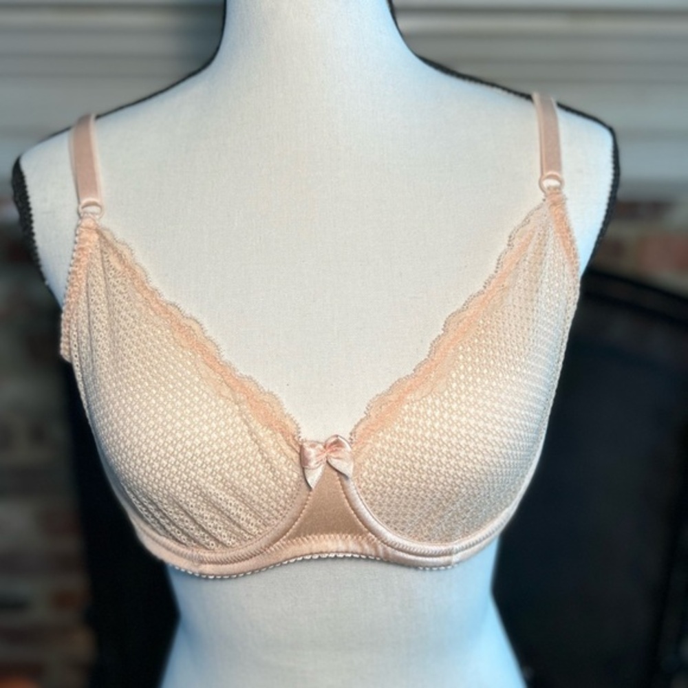 Sexy Salmon Color Bra Size 38C